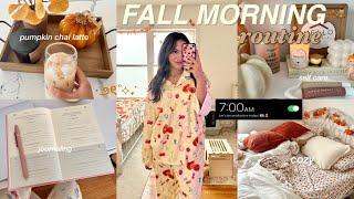 FALL MORNING ROUTINE  cozy, aesthetic, productive & mindful