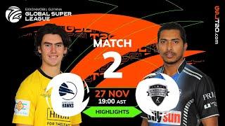 Highlights | Hampshire Hawks vs Rangpur Riders | GSL 2024