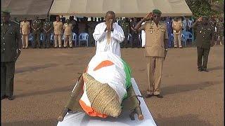 Niger : dernier hommage à trois gendarmes tués dans une attaque terroriste