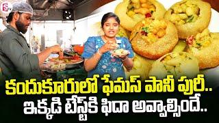 Kandukur Famous Pani Puri Center | Food Vlogs Telugu | SumanTV Kandukur