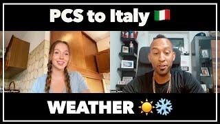 American Military Spouse PCS to Italy - What's the Weather Like at Aviano Air Base?