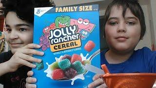 Jolly rancher cereal review with badberne