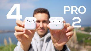 AirPods 4 vs AirPods Pro 2  Todas las DIFERENCIAS.... ¿Cuál elegir?