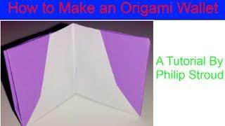 How to Make an Origami Wallet