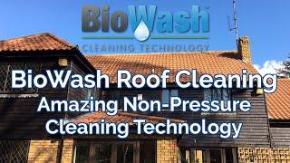 Roof Cleaning & Moss Removal without Pressure Washing- BIOWASH Cleaning Technology