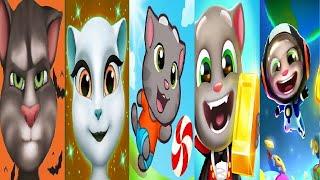 My Talking Tom VS My Talking Angela VS Talking Tom Candy Run VS Talking Tom Gold Run Halloween 2024