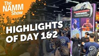 NAMM Show Guitar Highlights Of Day 1 & 2 | NAMM 2025