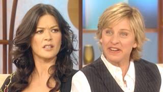 Catherine Zeta-Jones Teaches Ellen to Sword Fight & Talks Michael Douglas