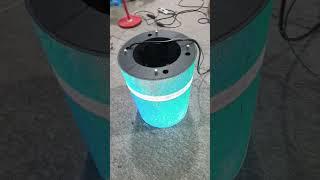 The indoor LED cylinder display