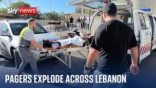 Pagers explode across Lebanon, injuring dozens of people including Hezbollah members