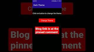 Theme change in .Net Maui #maui #programming #xamarin #shorts #xamarinforms