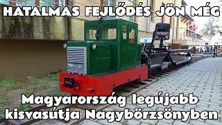 2025.04.20. Magyarország legújabb kisvasútja. Nagybörzsöny gyerekvasút. Hatalmas fejlődés előtt áll.