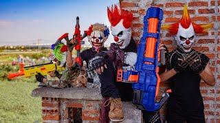 GUGU Nerf War Ep 15 : Special Police CID Dragon Nerf Guns Fight Boss Loka Mask Rescue The Son