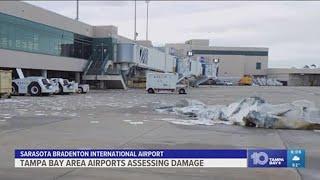 Tampa Bay-area airports assess damage as they plan to reopen after Milton