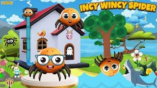 Incy Wincy Spider With Actions | Nursery Rhymes For Kids With Lyrics  For Children / @PRINIT1419