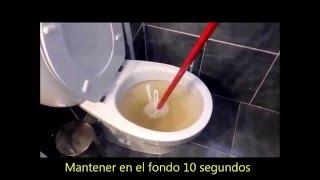 DESATASCA EL INODORO EN 10 SEGUNDOS / Unclog toilet in 10 seconds