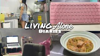 Living alone diaries : what I actually do while working from home, my typical Friday