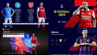 PES 2021 NEW MENU | MENU EFOOTBALL 2023 SEASON 3