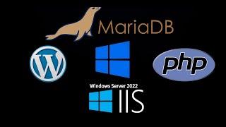 wordpress installtion with mariadb php on IIS Server windows server 2022