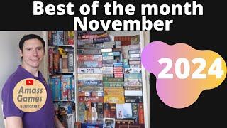 Best of the month November 2024 BotM AmassGames #boardgame   #games   #tabletopgames  #city  #tiles