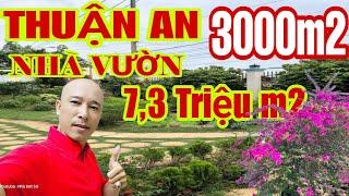 NHÀ VƯỜN NGHỈ DƯỠNG 3000m2 THUẬN AN RẺ HƠN CỦ CHI Gần Sông Sài Gòn Có Vườn Cây Ao Cá | #nhavuon