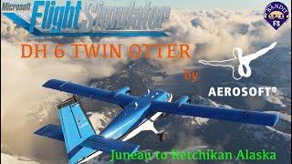 MSFS 2020 | Twin Otter DH6 by Aerosoft | PAJN - PAKT | VOR Airways to ILS Approach |