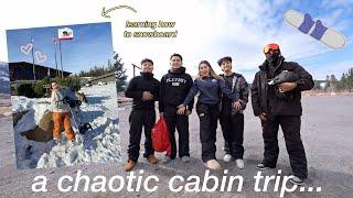 my adventurous WINTER TRIP with friends | cabin vlog 2024 