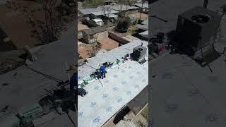Great synthetic underlayment installation! #roofing #construction #homedecor