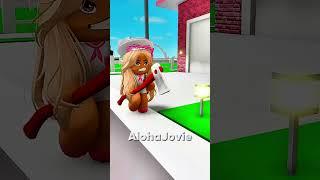 Pretty little baby  || Plushie was angry at her boyfriend… then this happened #roblox #shorts