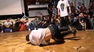 bboy Tomorrow vs bboy jambaz TOP 16 GEORGIAN break dance battle 2014