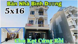 Chủ Kẹt Tiền Cần Bán Gấp | Mẫu Nhà Đẹp 5x16 Mời Các Bác Tham Khảo Xây Dựng | Nhà Đất Bình Dương