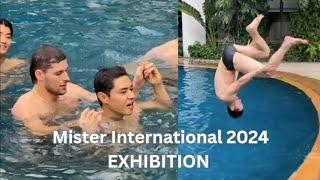 JUST IN: MISTER INTERNATIONAL 2024 SPOTTED EXHIBITION OF 4 CANDIDATES DURING POOL TIME 