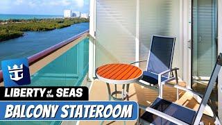 Liberty of the Seas | Balcony Stateroom Full Tour & Review 4K | Royal Caribbean Cruise