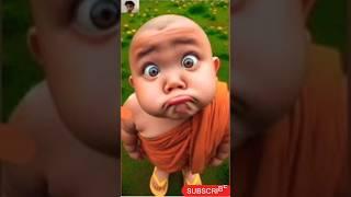 little monk so cute @isolitiignoti1 #sortvideo #cartoonvideo #youtubsortvideo