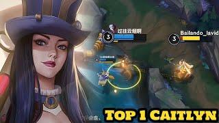 Wild Rift Caitlyn - Top 1 Caitlyn Gameplay Rank Season 15