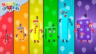 Zählen lernen | Numberblocks auf Deutsch | Vollständige Episoden | MUSTER und SEQUENZEN