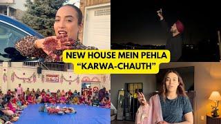 New house mein pehla " KARWACHAWTH" |Iss bar kuch different kia |Daily vlogs with Gursahib & Jasmine