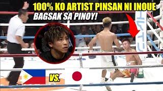 100% KNOCKOUT ARTIST NA PINSAN NI INOUE | BAGSAK SA PINOY AT BASAG ANG MUKHA!