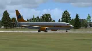 Hapag Lloyd 737-800 take off @ Hamburg FSX