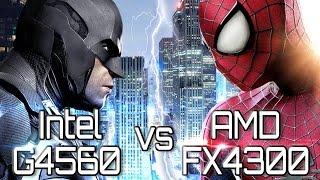 FX-4300 vs Pentium G4560 Kaby Lake in favorite games