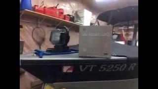 LED Boat remote spotlight and interior LED lights Demo