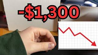 I “Lost” $1,300 in around 2 months for my Sports Card Reselling Business. | Sports Card Seller