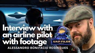 Interview | airline pilot & UFO footage | UAP Files Podcast S2E29 | Alessandro Bonifacio Rodrigues