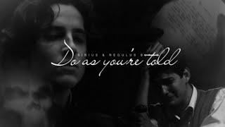 sirius and regulus black | do as you're told.