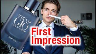 First Impression Acqua di Gio PROFONDO