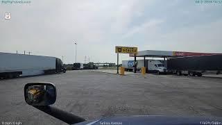 BigRigTravels LIVE in Kansas, Eastbound on Interstate 70 Aug 03, 7:41 AM )