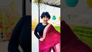 Golu Bana Papa Ki Pari  Red Wali Saree #papakipari #shorts #comedy