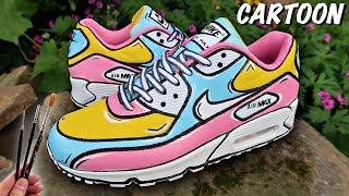 Custom CARTOON Air Max 90s!