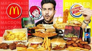 Wendy’s vs Burger King vs McDonald’s | Ultimate Korean Food Battle | New Burgers Mukbang!