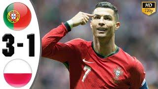 Portugal vs Poland 3-1 Highlights & All Goals 2024 HD